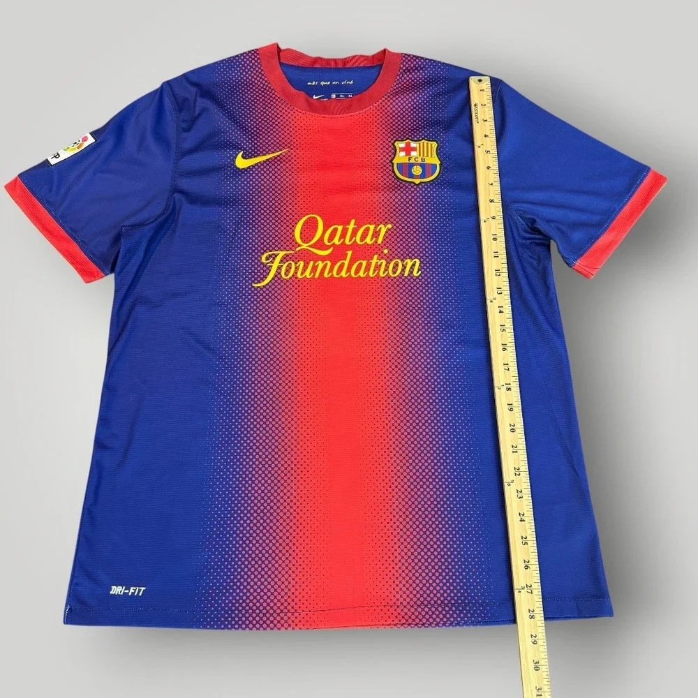 Nike FC Barcelona 2012-13 Messi 10 Home Jersey Mens XL Blue Red